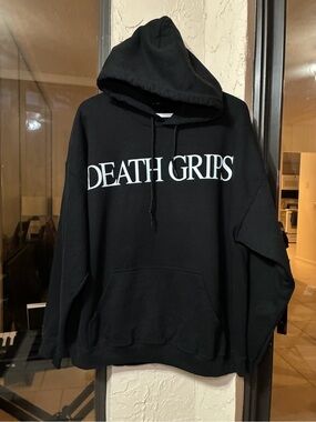 Praying x Death Grips I've Seen Footage Hoodie Black XL Rare Streetwear